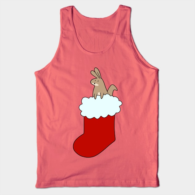 Red Stocking Kangaroo Tank Top by saradaboru